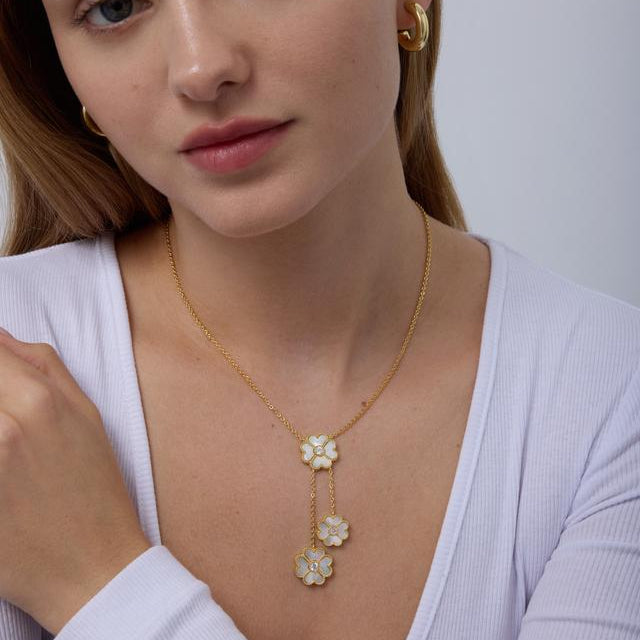 Belucci Perla Necklace - 14K Gold