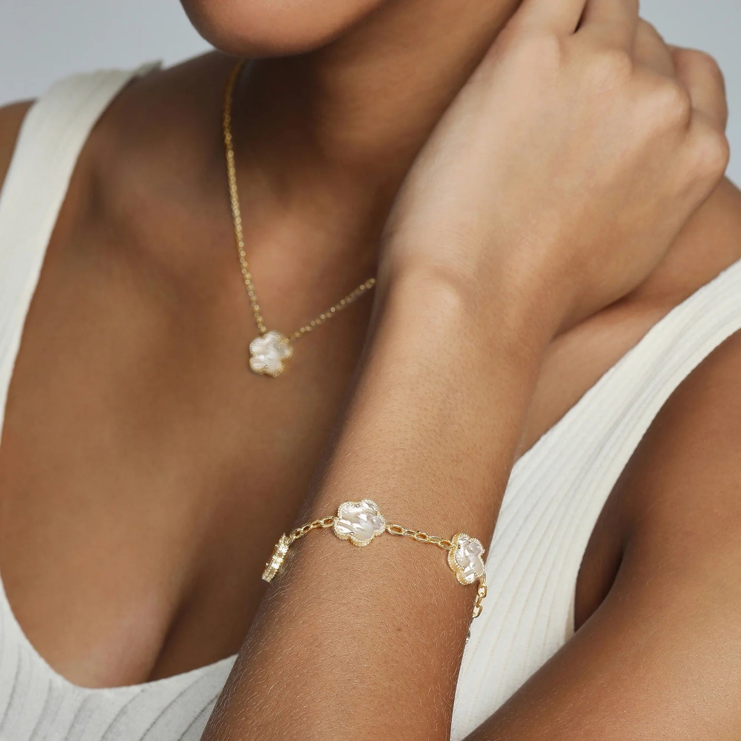 Belucci Bianca Bracelet - 14K Gold