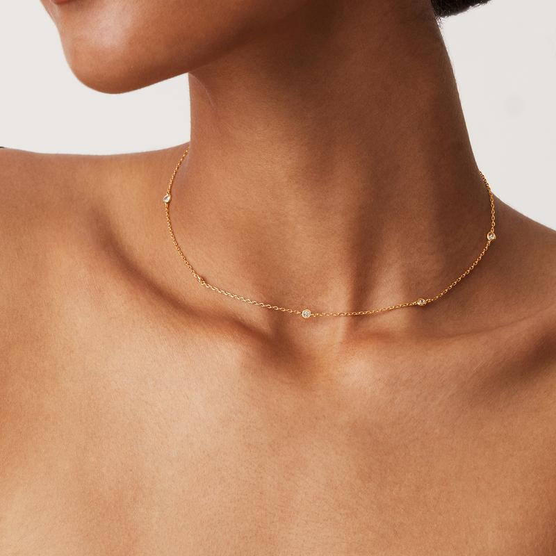 Belucci Luce Necklace - 14K Gold
