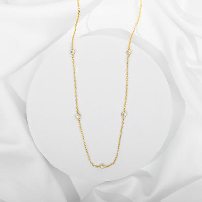 Belucci Luce Necklace - 14K Gold