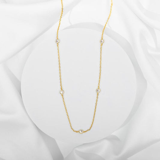 Belucci Luce Necklace - 14K Gold