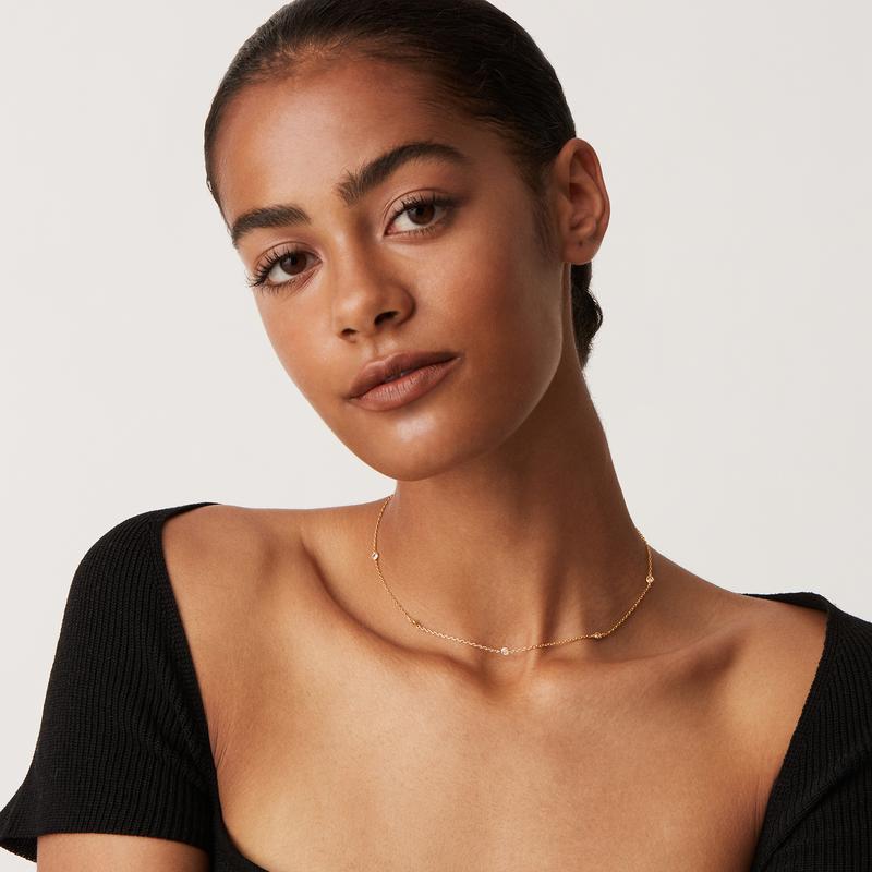 Belucci Luce Necklace - 14K Gold