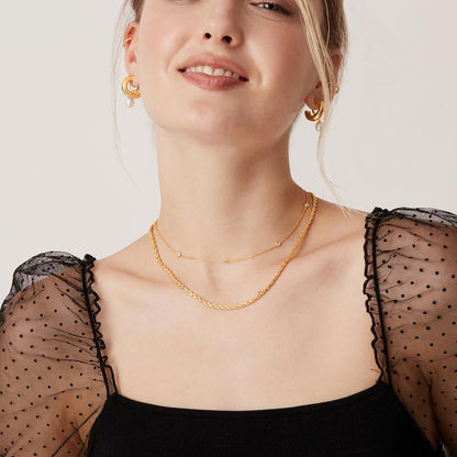 Belucci Luce Necklace - 14K Gold